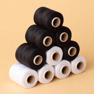 Home Sewing Machine Special White Black Thread 402 Sewing Thread Hand Sewing Needle Ball Polyester Material DIY Crafts