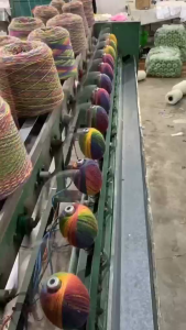 100% Wool Yarn Rainbow Color for Hand Knitting Crochet Plush Thickness Lanas Thread DIY Soft Scarf Shawl Sweater Free Shipping