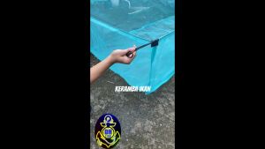 Promo Termurah Keramba Ikan waring jaring kasa penangkap ikan berbagai ukuran siap pakai
