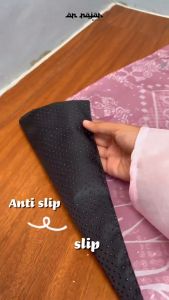 An-Najah Sajadah Besar Jumbo Big Size Travel Gulung / Genggam Anti Slip Premium Waterproof cocok untuk Souvenir Tahlilan Haji dan Umroh
