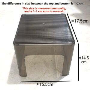DONGZHIHUI | Square Shade Guinea Pig Hideout Transparent Acrylic No Bottom