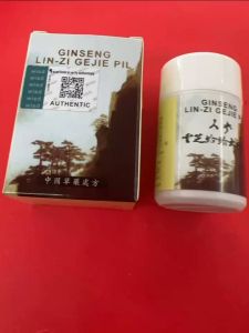 Lin Zi Ginseng vitamins White Bottle 30 pcs
