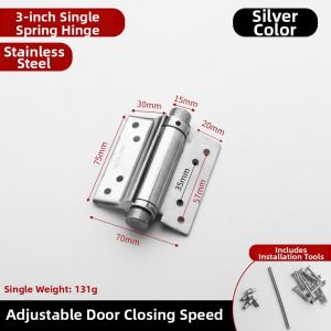 Stainless Steel Automatic Closing Double Door Hinge