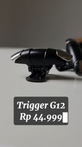 Trigger G12 Controller Joy Stick Alat Bantu Tembak Shooter L1 R1 Tombol Untuk Gaming Handphone PUBG FF Mobile Game