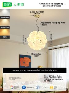 DGY | Dopamine Colorful Glass Balloon Bubble Creative Pendant Chandelier