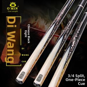OMIN | Small Tip Straight Shaft Billiard Cue 3/4 Joint