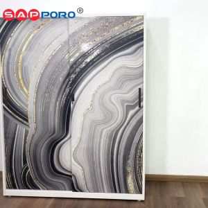 Lemari Pakaian Besi Sliding Door - SAPPORO VARENNA | Steel Wadrobe