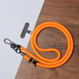 เชือกคล้องโทรศัพท์แบบปรับได้ สายคล้องคอแบบถอดได้แบบปรับได้กลางแจ้ง Universal Crossbody สายยาวคลิปการ์ดสําหรับเคสโทรศัพท์มือถือ