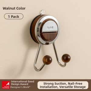 bydoll | No-Drilling Heavy-Duty Vacuum Hooks