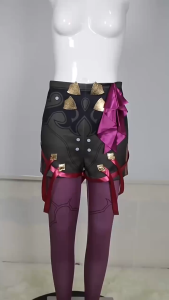 Honkai Star Rail Cosplay Costume Honkai Kafka Cosplay Costume Helloween Party Suit with Wig Kafka Outfit Uniform