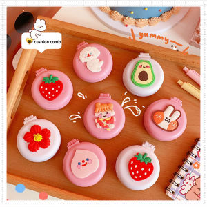 🔥Carton Cute Sanrio Folding Comb Airbag Massage Hair Brush With Mirror Anti-static Comb LovelylifeFu👍