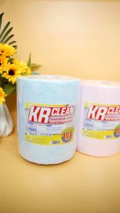 Cuộn Khăn giấy lau công nghiệp Krclean giấy lau đa năng lau máy móc thấm hút dầu mỡ vải không dệt cao cấp