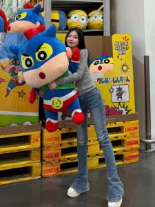 กางเกงยีนส์ทรงสลิมฟิตเอวสูงทรงหลวมขากว้างสีน้ำเงินเข้ม ทรงหลวม ทรงยาว ทรงลำลอง กางเกงยีนส์ผู้หญิง ทรงขากระบอกเล็ก ทรงขากระบอกเล็ก