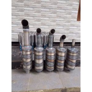kenalpot truk turbo cung tiga suara oval  truk Canter Dyna Dutro izuzu giga NMR 71
