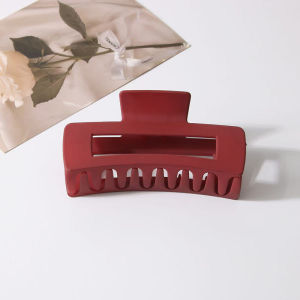 Cozy Squishy Soft Silicone Shark Clip Non Slip Durable Hair Claw Hairgrips for Women Outdoor Sports Break Resistant Hair Clamp B