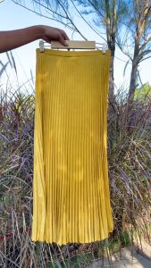 Haseena Rok Plisket Mayung Zahra Polos Hyget Premium | Bawahan Wanita Plisket | Pleats Skirt