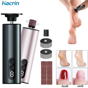 ไฟฟ้าแคลลัสRemoverฟุต 2 In 1 ชาร์จเครื่องบดเท้าDead Skin RemoverแคลลัสฟุตScrubberแฟ้มเท้าไฟฟ้า