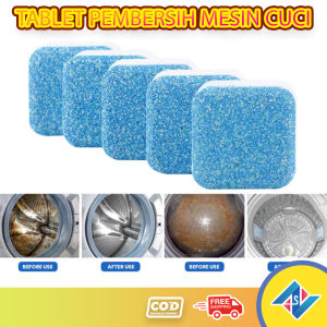 Tablet Pembesih Mesin Cuci Sabun Pencuci Tabung Mesin Cuci Amp