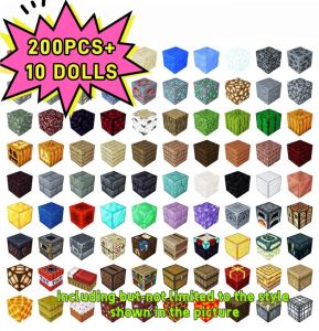 10-500pcs DIY Magnetics Building Blocks Mini World Magnetic Building Blocks Puzzle Blocks For Childrens Birthday Gifts