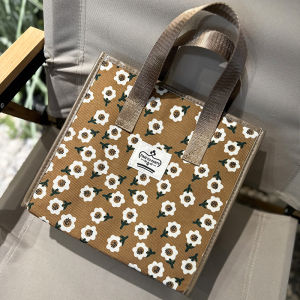 Handbag New Arrival Lunch Bag Lunch Box Bag Commuter Womens Bag Fashion Retro Hand Bag Office Worker Lunch Bag