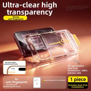 BASEUS | Anti-Reflection Full-Coverage Fingerprint-Resistant Tempered Glass