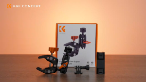 K&F Concept MS13/MS14/MS15 Magic Arm with Super Clamp with Two 360° Ball Heads 1/4" Thread Screw for Camera Phone GoPro Tripod DJI Adaptor