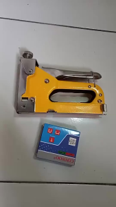 HOHODALINK Staple Gun/Staples Tembak 3 in 1 Chromium molybdenum Bisa 3 Jenis Staples EDL1313 /Senjata Kelas Industri/Alat Perkakas COD