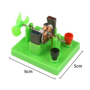 Small Open DC Motor Model DIY Mini Motor Physics Electromagnetic Experiment Equipment Educational Science Toy for Kids Students