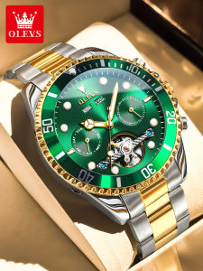 OLEVS | Green Water Ghost Waterproof Mens Automatic Mechanical Watch
