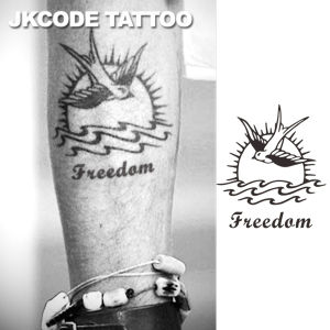 Herbal Tattoo Sticker Pirates Totem Sailor Captain Arm Tattoo Pirate Ship Pirate Freedom Swallow Sea Herbal Tattoo Waterproof Long-Lasting 15 Days