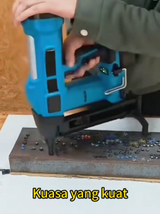 Lithium battery brushless electric steel nail machine cable groove concrete nailing machine electric nail machine for water and electricity door and window installation ceiling nailing
