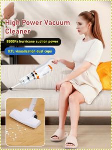 High-power Household Mite Removal Vacuum Cleaner Wireless Charging High Suction Power Mopping Machine