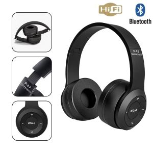 HIFI Stereo Earphone Bluetooth Headset Folding Series Wireless Outdoor Sports Headphone For iPhone Samsung PC Game Accessories