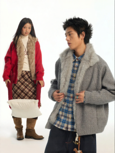 JNXS | Stylish Mǎ Shàng Yǒu High Density Imitation Mink Coat