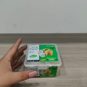 Đèn Pin Đội Đầu Siêu Sáng AT 4901 Với 2 Kênh Sáng Xa Và Toả Tích Hợp 2 Pin Dùng Trên 8 Tiếng Có Màn LCD Báo Pin