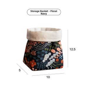 Flower Embroidery Chinese Retro Luxury Tissue Box