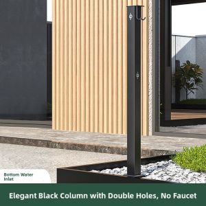 MEIZIJIE | Anti-Freeze & Crack-Resistant Outdoor Garden Faucet 304 Stainless Steel & Copper Black