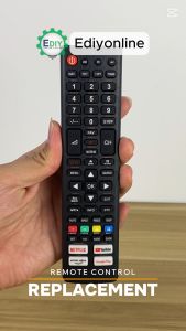 UNIVERSAL BRAND REPLACEMENT TV REMOTE CONTROL RM-L1376M L1376 SMART LCD LED TV YOUTUBE NETFLIX SHARP Remot Ganti Tv Alat Kawalan Jauh 电视遥控器 Ediyonline Ediy