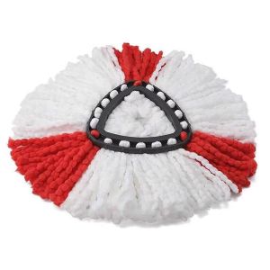 Mop Heads Compatible with Vileda & Ocedar Thickened Rotating Triangular Microfiber Replacement Pads Household Mop Head Accessory