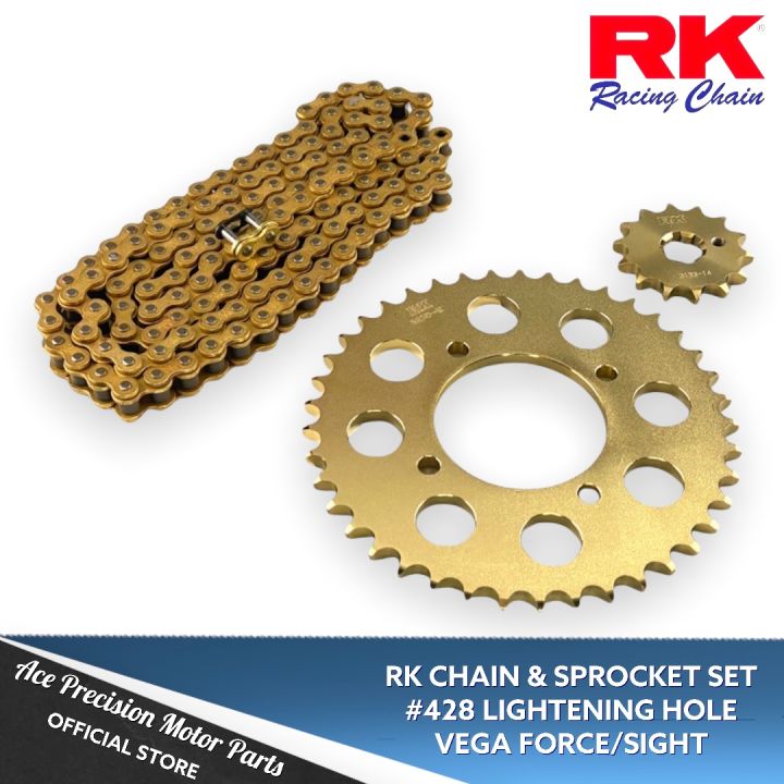 RK Chain - 525 ZXW Heavy Duty Xw'ring Chain - GREEN