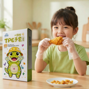 TAODUN | Food Grade TPE Durable Waterproof Children Disposable Gloves