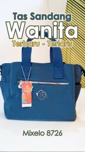Tas Sandang Wanita Terbaru Mixelo Shoulder Bag Bisa Selempang Tas Nylon Premium Multifungsi Simpel dan Elegan Mixelo 8726
