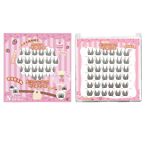 Self-Adhesive No-Glue Eyelashes Ultra-Thin Sheet Series False Eyelashes Zero Touch Feeling Lash Clusters For Natural Look