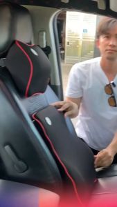 Gối Tựa Đầu Ô Tô Cổ cao su tự nhiên siêu êm thoáng khí dễ chịu khi lái xe tựa lưng êm ái