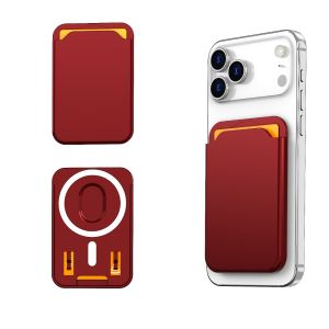 For MagSafe Wallet For iPhone 17/16/15/14/13/12 Pixel 10 Series Hard PC Magnetic Credit Card Slot Holder for Back of Phone Case