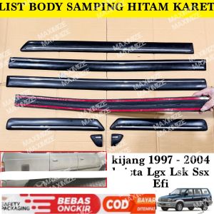 List Body Samping KIJANG Krista Efi KAPSUL EXPO LGX SSX LSX LX 1997 1999 2000 2004 Hitam