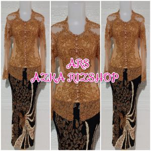 set kebaya pesta kebaya modern + rok prisket
