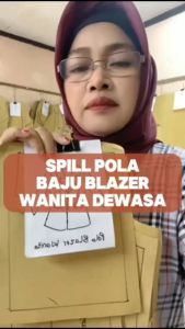 Pola Blazer Wanita Dewasa & Pola Baju Wanita Lengkap