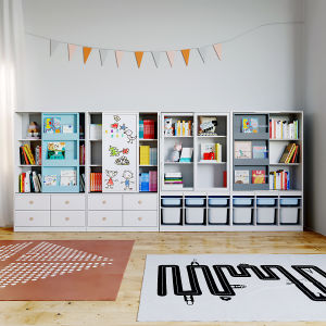 KEBIXIONG | Children Wooden Multifunctional Bookshelf