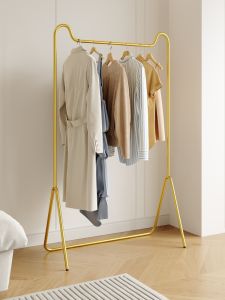 รACK ตากเสื้อผ้าแบบตั้งได้ในร่ม ลำลอง ใช้งานง่าย อเนกประสงค์ สำหรับใช้ในบ้าน ห้องนอน ตัวเข็มขัด ตู้เสื้อผ้า ระบายอากาศได้ดี หนาแน่น